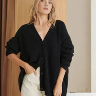 Kaschmir-Strickjacke