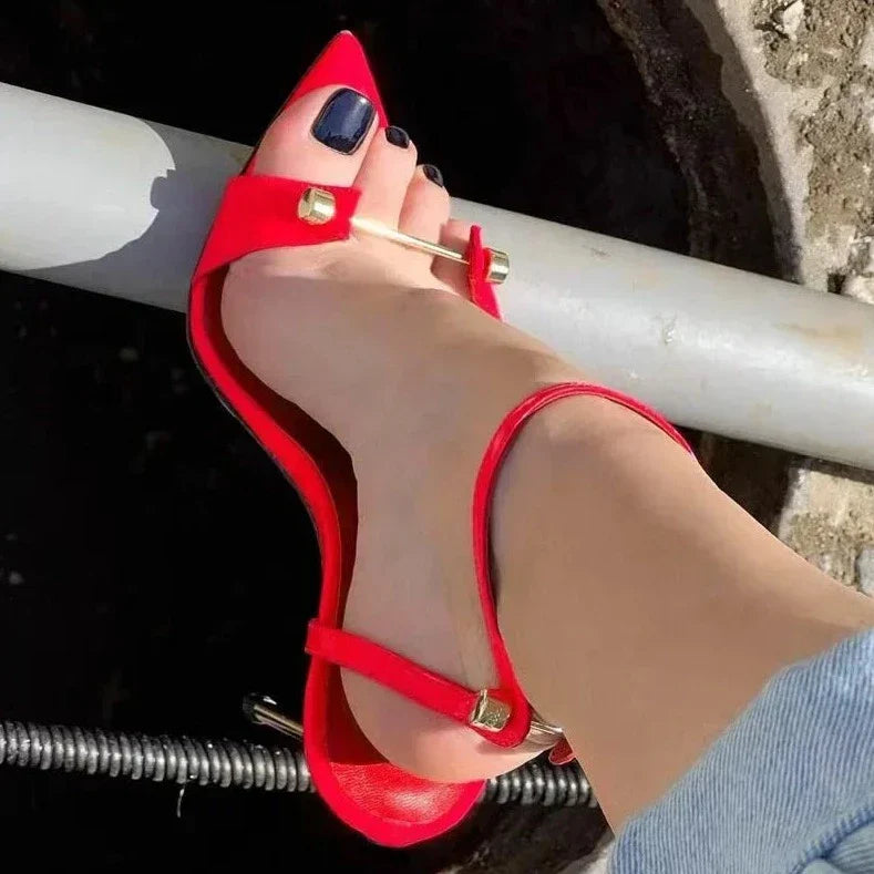 WW | Open Toe Stiletto High Heels