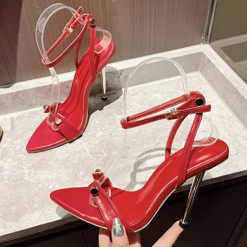 WW | Open Toe Stiletto High Heels
