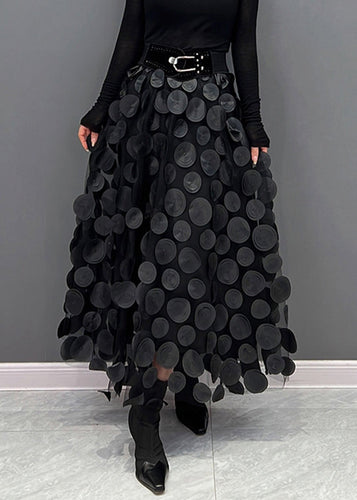 WW | Schicker Rock aus Polka Dot und Tüll Patchwork
