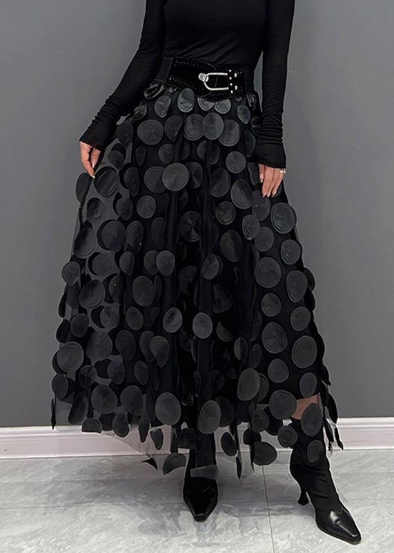WW | Schicker Rock aus Polka Dot und Tüll Patchwork
