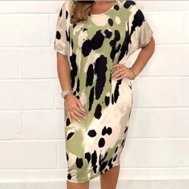 WW | Veredeln Leopardenmuster Kleid