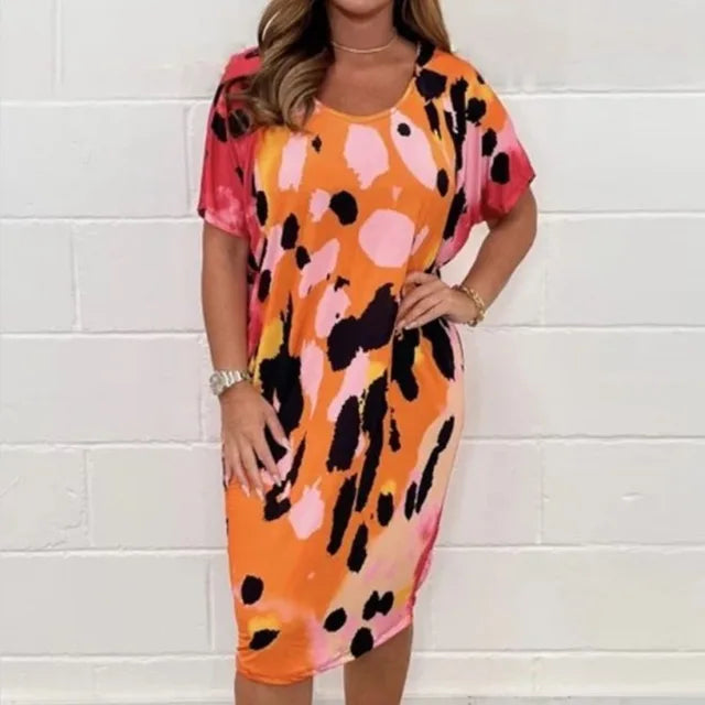 WW | Veredeln Leopardenmuster Kleid