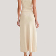 Sophia™ - Elegantes Ärmelloses Strickkleid
