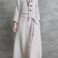 WW | Necktie-Taillierung Plus Size Trenchcoat beige Silhouette Damen Mäntel