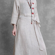 WW | Necktie-Taillierung Plus Size Trenchcoat beige Silhouette Damen Mäntel