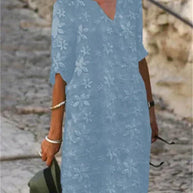 WW | Elegantes Floral-Midi-Kleid