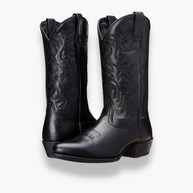 WW | Cowboy Stiefel Damen - Schwarze Westernstiefel