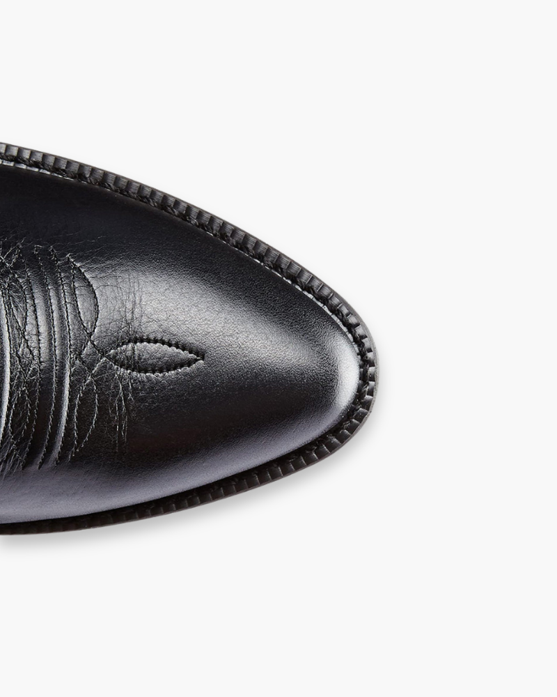 WW | Cowboy Stiefel Damen - Schwarze Westernstiefel