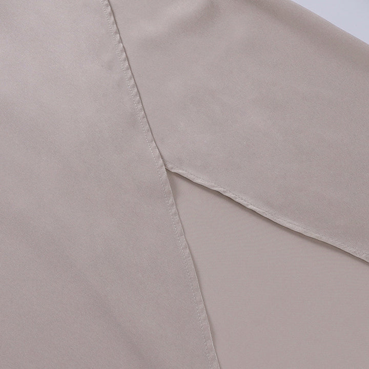 Ärmelloses Damen-Maxikleid mit tiefem Ausschnitt und seitlichen Schlitzen