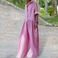 WW | Lässiger Weicher Sommerlicher Jumpsuit Damen