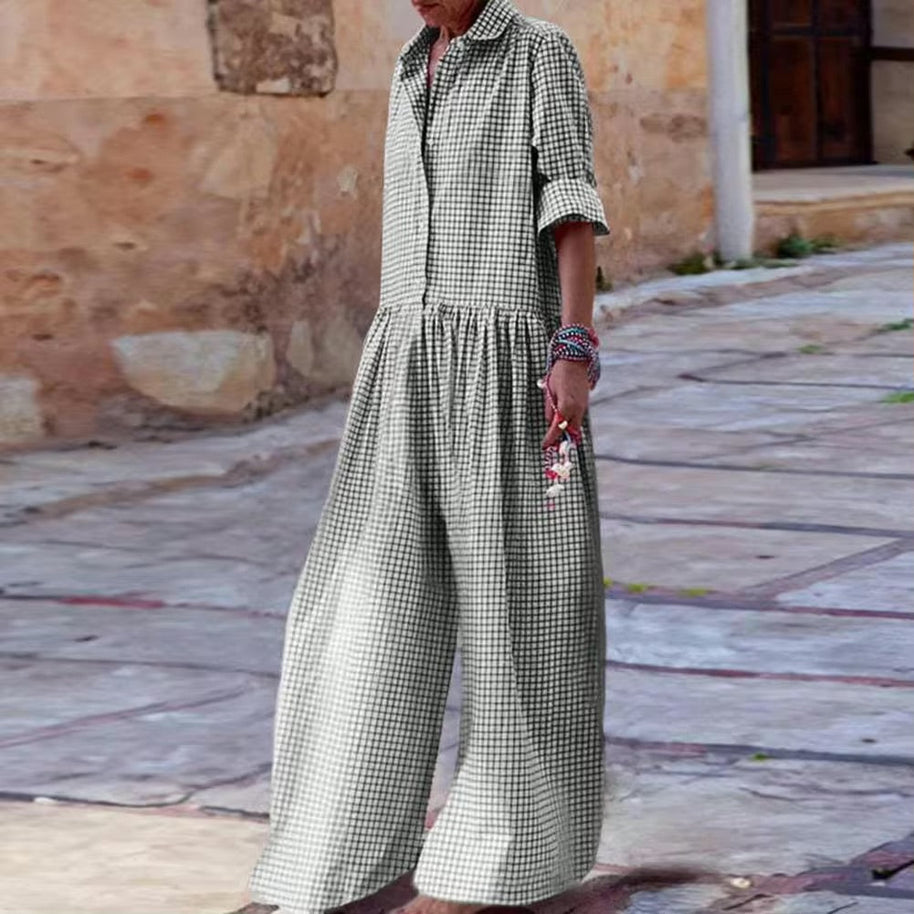 WW | Lässiger Weicher Sommerlicher Jumpsuit Damen