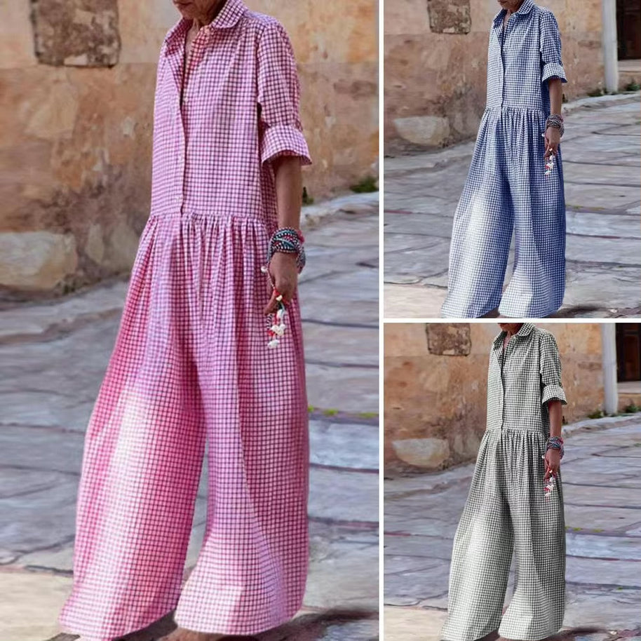 WW | Lässiger Weicher Sommerlicher Jumpsuit Damen