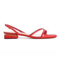 WW | Mrs. Wonderful Gold Hohe Absatzsandale