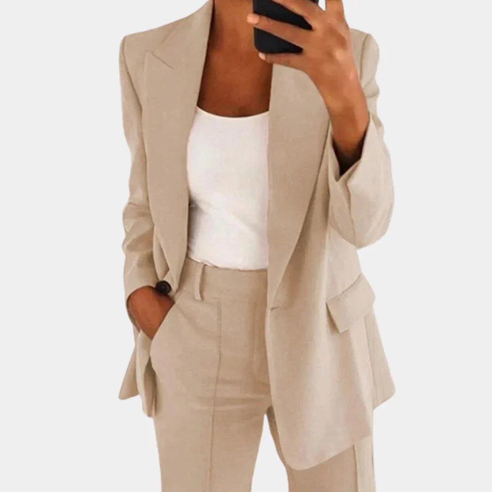 W&W Mode | Zweiteiliges Blazer Und Hosen Satz Für Damen