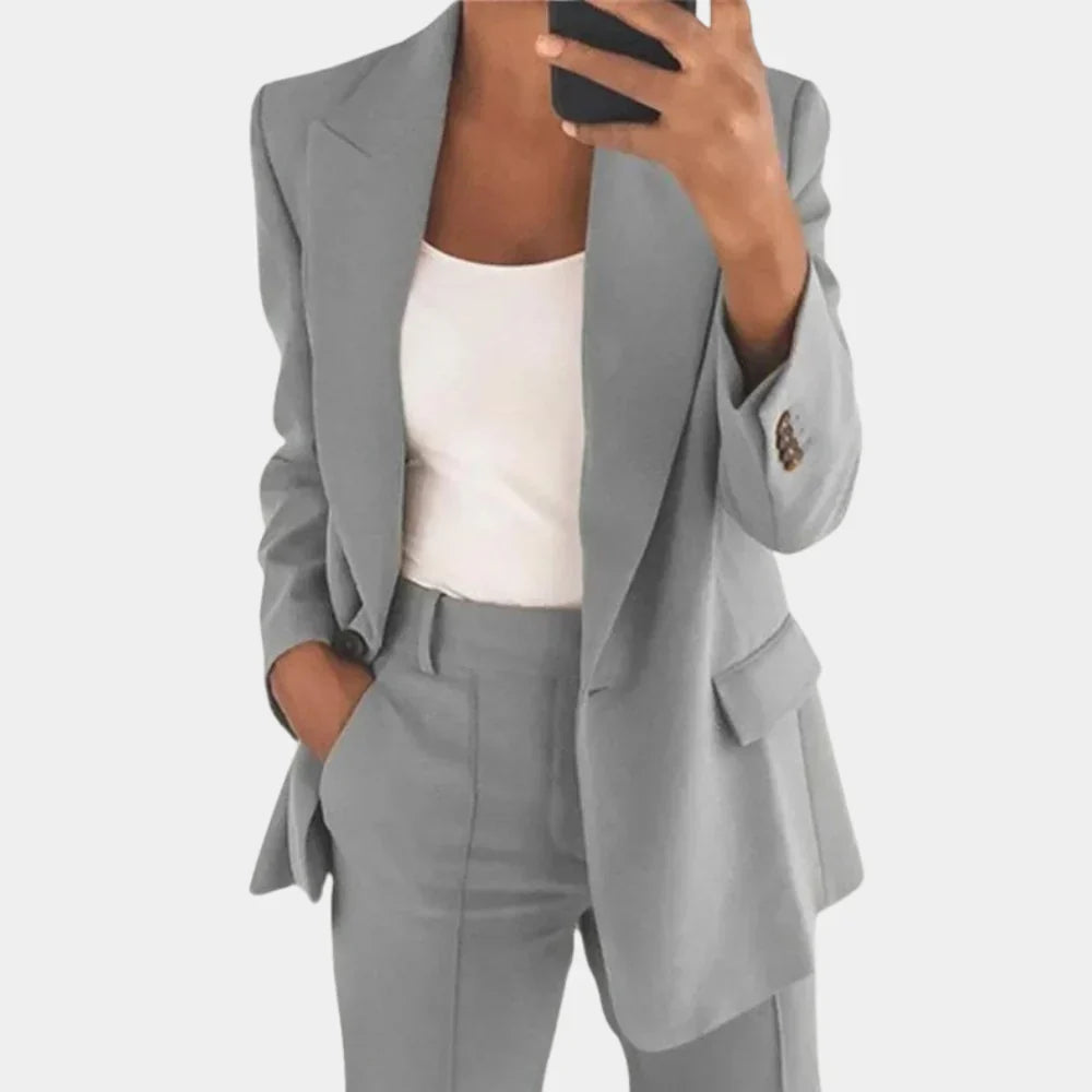 W&W Mode | Zweiteiliges Blazer Und Hosen Satz Für Damen