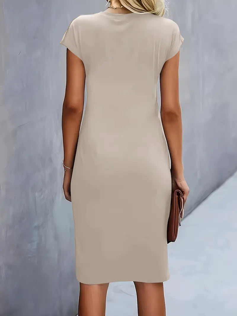 Damen-Midikleid mit vielseitigem Design