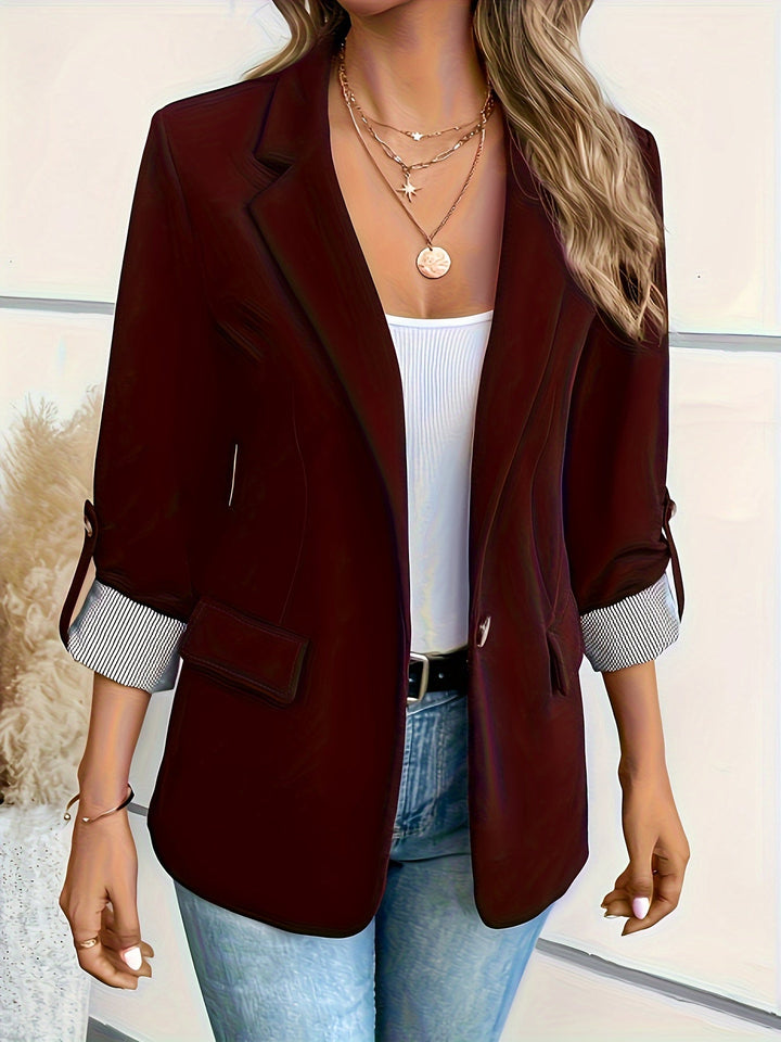 W&W Mode | Eleganter Blazer Mit Lässiger Passform Für Damen
