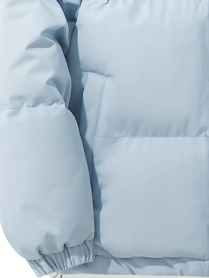 Damen-Pufferjacke aus 100 % Polyester für den Winter