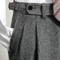 WW | Wollhose Mit Gürtel Für Herren