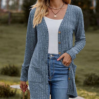 WW - Langärmlige Damen-Strickjacke