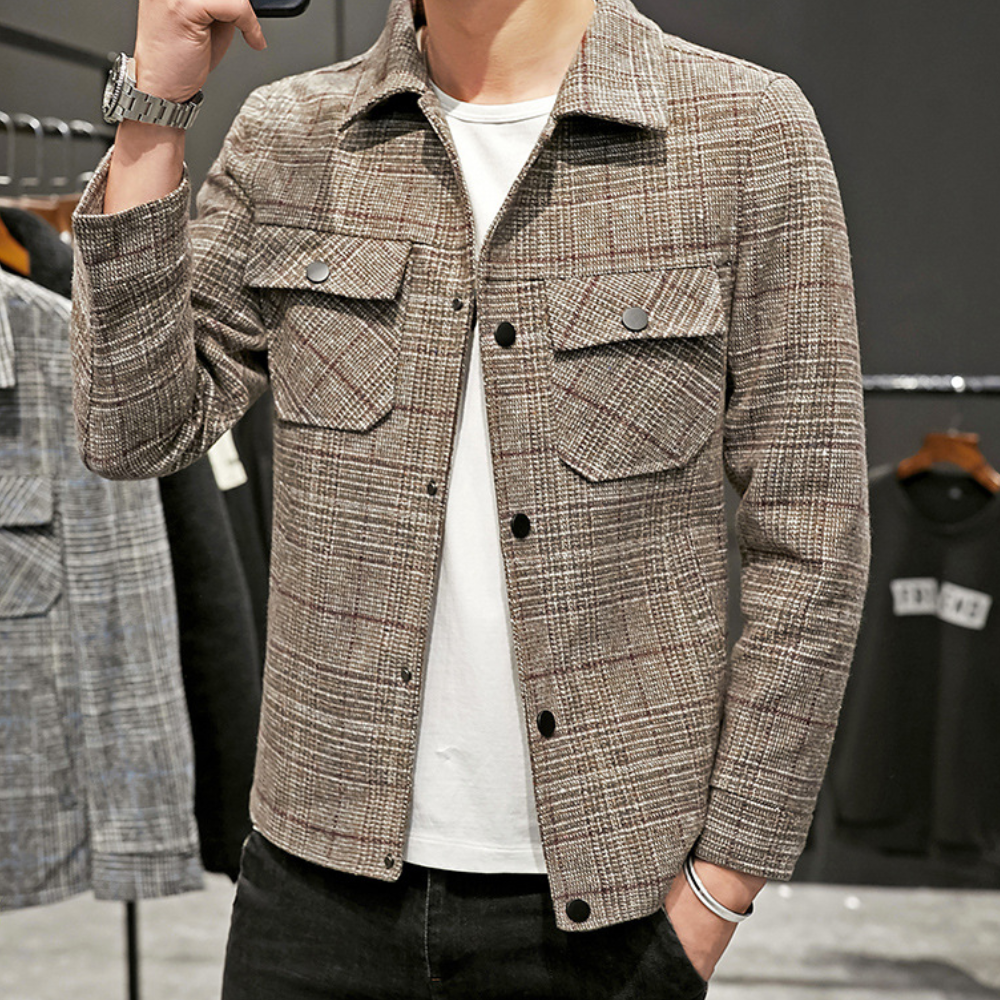 WW | Elegante Karojacke Für Herren