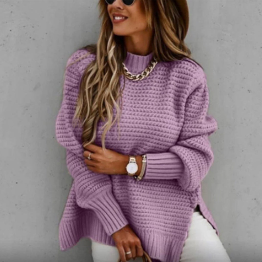 WW | Damen Luxuriöser Langer Pullover Der Unvergleichlichen Komfort Bietet