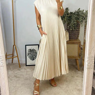 Fern™ - Ärmelloses Faltenkleid