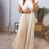 Fern™ - Ärmelloses Faltenkleid