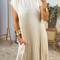 Fern™ - Ärmelloses Faltenkleid