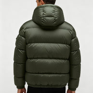 Herren Pufferjacke aus Entenfedern mit Wärme & Kapuze | WW