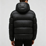 Herren Pufferjacke aus Entenfedern mit Wärme & Kapuze | WW