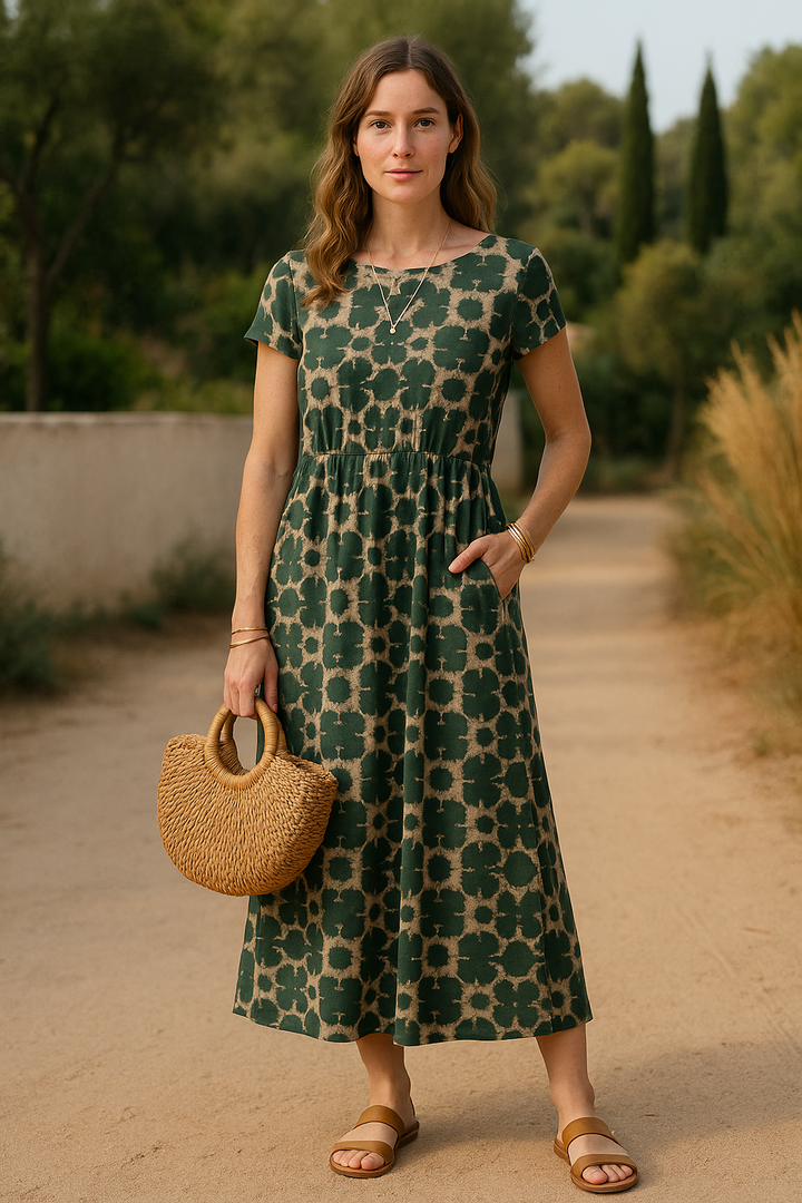 Luftkuss – Baumwoll-Leinenkleid mit Flair