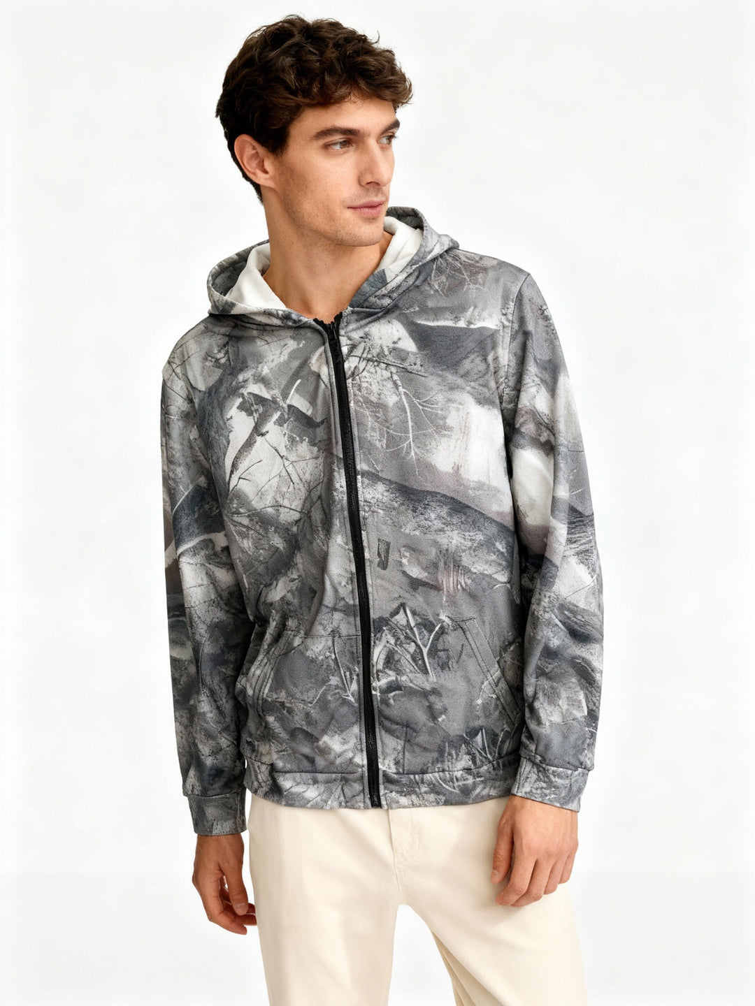 W&W Mode | Camo Kapuzenpulli Übergröße Komfort Und Stylischer Camo Look