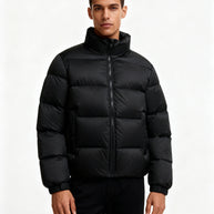 Herren Pufferjacke aus Entenfedern mit Wärme & Kapuze | WW