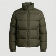 Herren Pufferjacke aus Entenfedern mit Wärme & Kapuze | WW