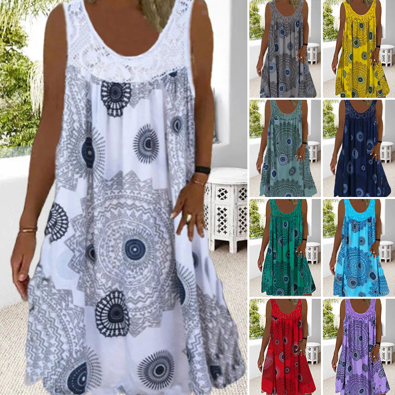 W&W Mode | Ärmelloses Plus Size Sommerkleid