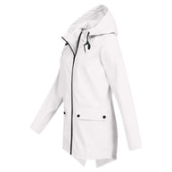 WW | Übergangsjacke Damen mit Reißverschluss und Kapuze wasserfest