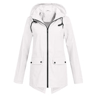 WW | Übergangsjacke Damen mit Reißverschluss und Kapuze wasserfest