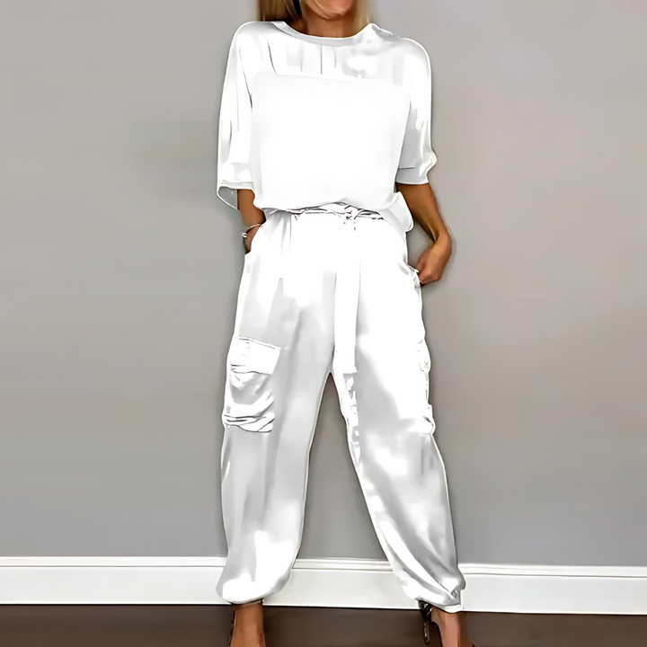 W&W Mode | Elegantes Damen Set Hose und Shirt