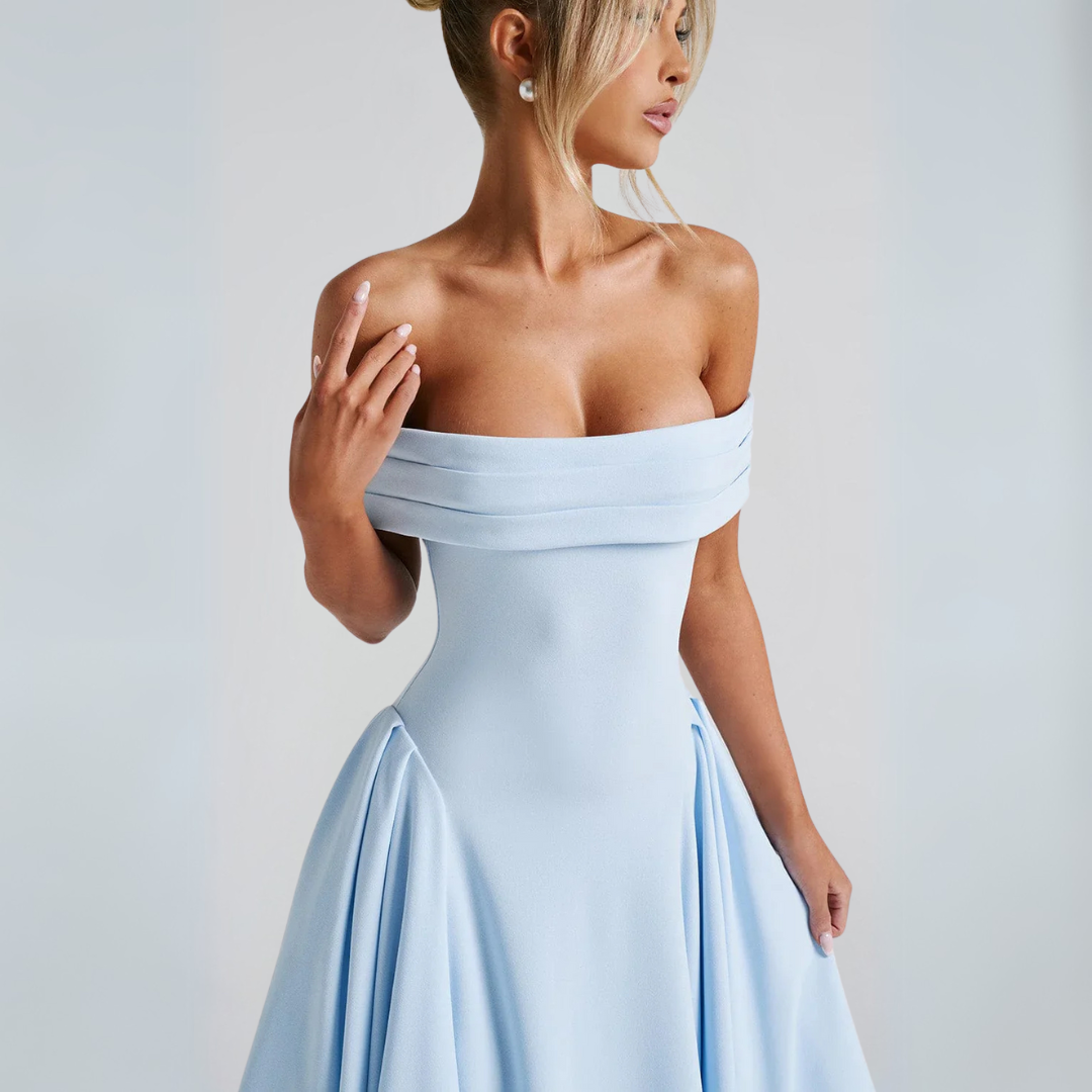 WW | Midi-Kleid Elegant Blau