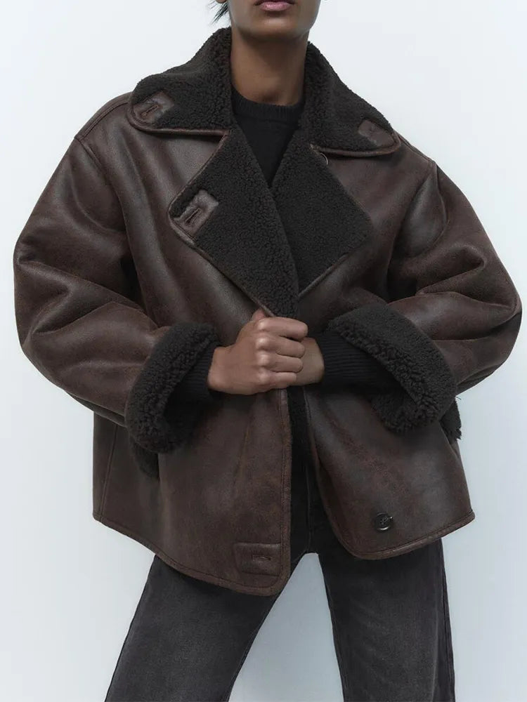 WW | Vintage Lederjacke für Damen
