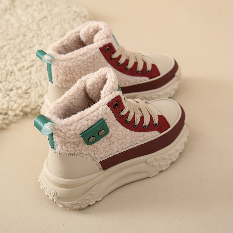 WW – Wasserdichte Plüsch-Stiefeletten