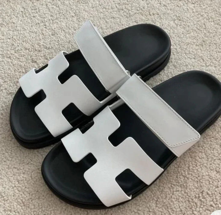 Damen Slip-on-Sandalen mit weichem Material