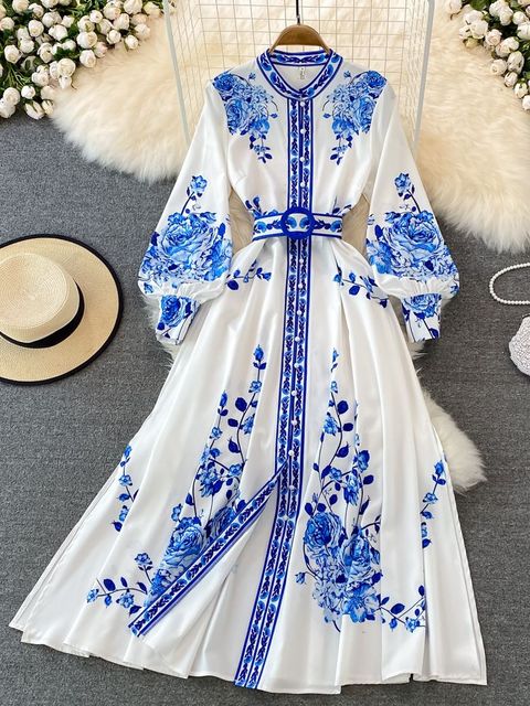 W&W Mode | Langärmeliges Damenkleid