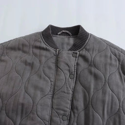 WW | Lockere Graue Bomberjacke Für Damen