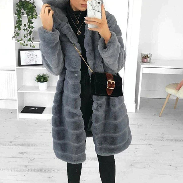 WOLFF | Fluffy Jacke Aus Kunstfell