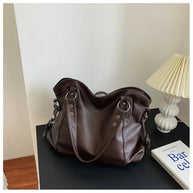 WW – Hobo-Schultertasche aus Leder für Damen