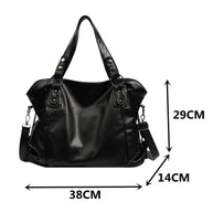 WW – Hobo-Schultertasche aus Leder für Damen