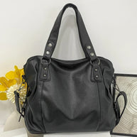 WW – Hobo-Schultertasche aus Leder für Damen